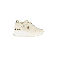 Laura Biagiotti Women's Beige Synthetic  Sneaker - 39 EU