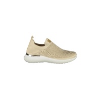 Laura Biagiotti Women's Beige Polyester  Sneaker - 38 EU