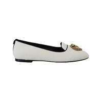 Brand New Dolce &amp; Gabbana Loafers with Gold Devotion Detail 36.5 EU Women