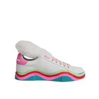 Dolce &amp; Gabbana Women&#39;s Multicolor Low Top Trainers Sneakers Shoes - 38.5 EU