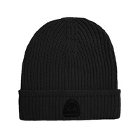 La Martina Men's Black Acrylic  Beanie - One Size