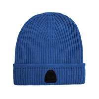 La Martina Men's Light Blue Acrylic  Beanie - One Size