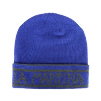 La Martina Men&#39;s Blue Acrylic Hats &amp; Cap - One Size