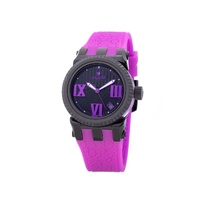 Lancaster Women's Purple Silicone Watch - One Size