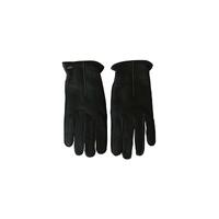100% Authentic Dolce &amp; Gabbana Black Biker Gloves - Leather 10 Men