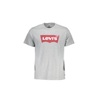 Levi's Men's Sleek Gray Crew Neck Logo Tee - XL