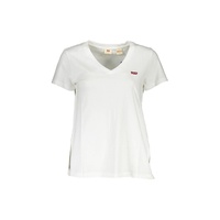 Levi's Women's Chic White V-Neck Logo Tee - XS