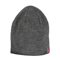 Levi's Men's Chic Gray Logo Applique Cap - One Size