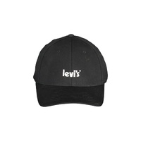 Levi's Men's Black Cotton Hats &amp; Cap - One Size