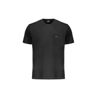 Lee Men's Black Cotton T-Shirt - L