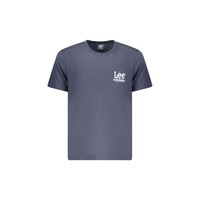 Lee Men's Blue Cotton  T-Shirt - 2XL