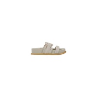Liu Jo Women's Gray Leather Sandal - 39 EU