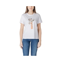 Liu Jo Women's White Cotton Tops &amp; T-Shirt - 42 IT