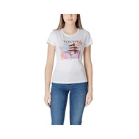 Liu Jo Women's White Cotton Tops &amp; T-Shirt - 44 IT