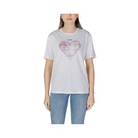 Liu Jo Women's White Cotton Tops &amp; T-Shirt - 40 IT