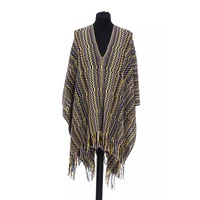 Missoni Women&#39;s Multicolor Wool  Poncho - One Size