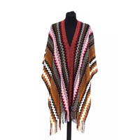 Missoni Women's Multicolor Wool  Poncho - One Size