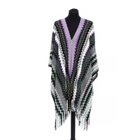 Missoni Women's Multicolor Wool  Poncho - One Size