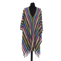 Missoni Women's Multicolor Wool  Poncho - One Size