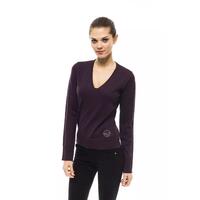 Montana Blu Women's Purple Wool Sweater - 44 IT
