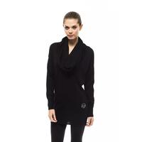 Montana Blu Women's Black Wool Sweater - 46 IT