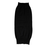 Dolce &amp; Gabbana Men's Black Cashmere Knitted Neck Warmer Foulard Scarf - One Size