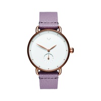 MVMT Women's Purple Leather Watch - One Size