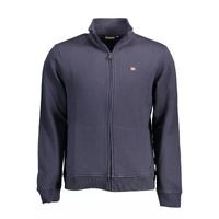Napapijri Men's Blue Cotton Sweater - M