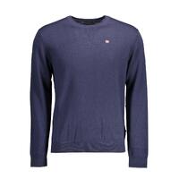 Napapijri Men&#39;s Blue Wool Shirt - 3XL