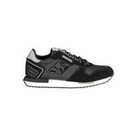 Napapijri Men&#39;s Black Polyester Sneaker - 44 EU