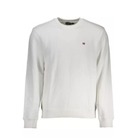 Napapijri Men's White Cotton Sweater - L