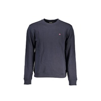 Napapijri Men's Blue Cotton Sweater - L