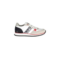 Napapijri Men's White Polyester Sneaker - 44 EU