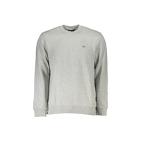 Napapijri Men's Gray Cotton Sweater - M