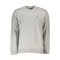 Napapijri Men&#39;s Gray Cotton Sweater - XL