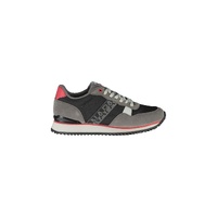 Napapijri Men's Black Polyester Sneaker - 42 EU