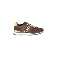 Napapijri Men's Brown Polyester Sneaker - 40 EU