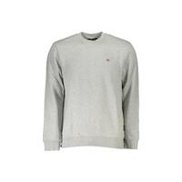 Napapijri Men&#39;s Gray Cotton Sweater - 2XL