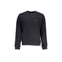 Napapijri Men's Black Cotton Sweater - 2XL