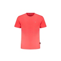 Napapijri Men's Red Cotton T-Shirt - L