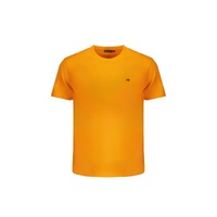 Napapijri Men's Orange Cotton T-Shirt - 2XL