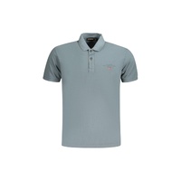 Napapijri Men's Gray Cotton  Polo Shirt - L