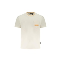 Napapijri Men's White Cotton T-Shirt - M