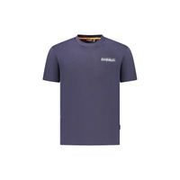 Napapijri Men's Blue Cotton  T-Shirt - S