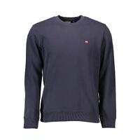 Napapijri Men's Blue Cotton Sweater - M