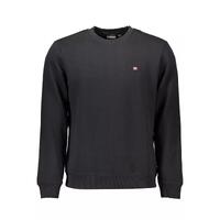 Napapijri Men's Black Cotton Sweater - S