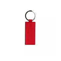Neil Barrett Men's Chic Red Leather Keychain for  - One Size