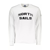 North Sails Men's White Cotton Sweater - XL