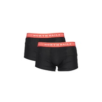 North Sails Men's Black Cotton Underwear - S