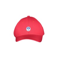 North Sails Men's Red Cotton Hats &amp; Cap - One Size